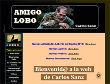 Tablet Screenshot of carlossanzamigolobo.com